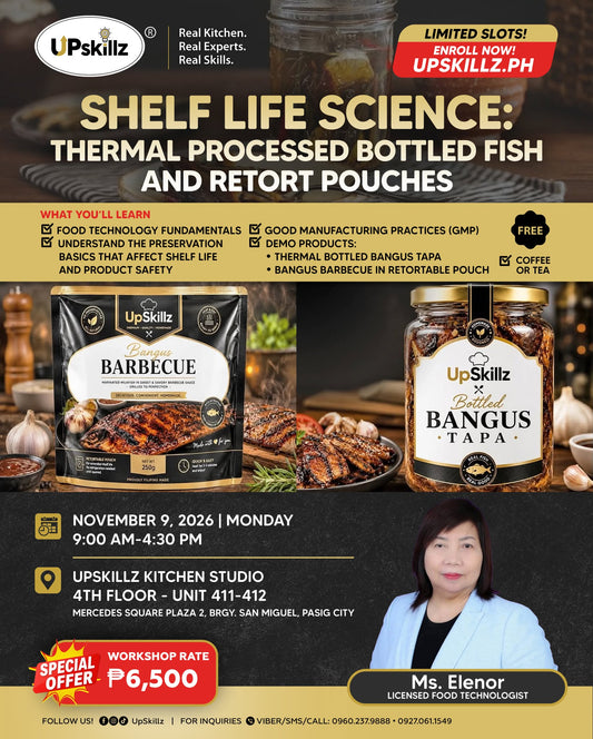Shelf Life Science: Thermal Processed Bottled Fish and Retort Pouches - Nov 9