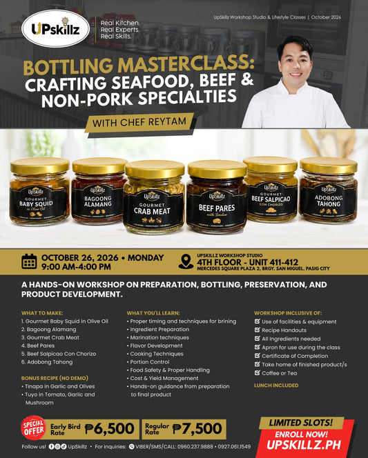 Bottling Masterclass - Oct. 26