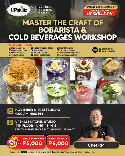 Bobarista Cold Beverages Workshop - Nov. 8