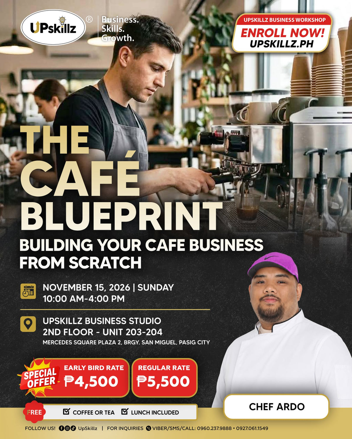 The Cafe Blueprint Seminar- Nov. 15