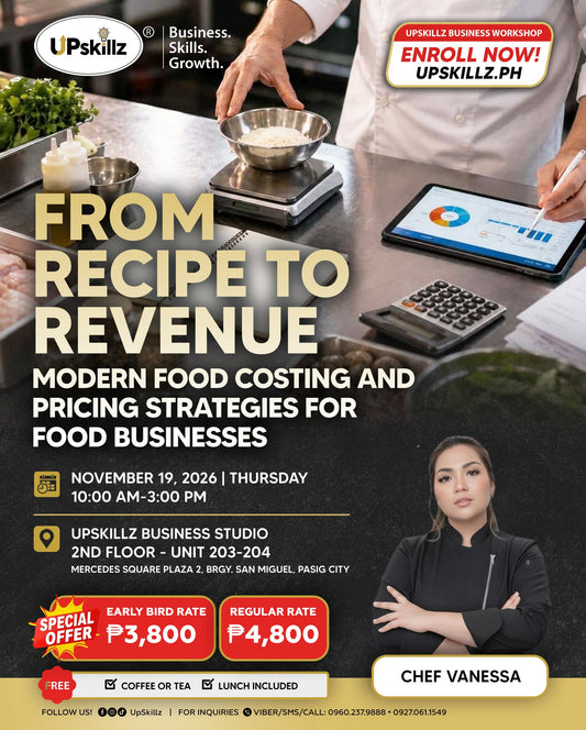 From Recipe to Revenue - Nov 19