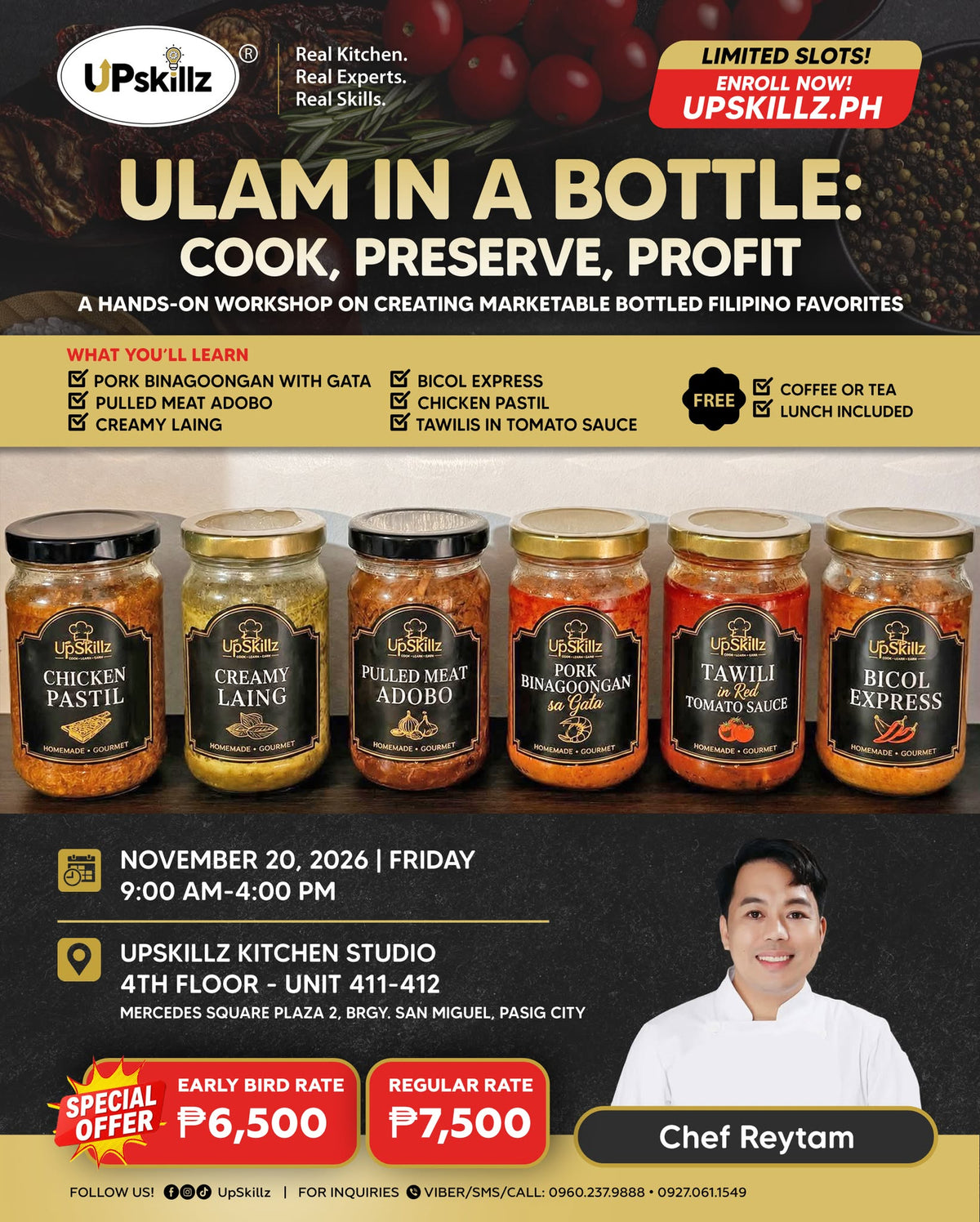 Ulam in a Bottle: Cook, Preserve, and Profit - Nov. 20