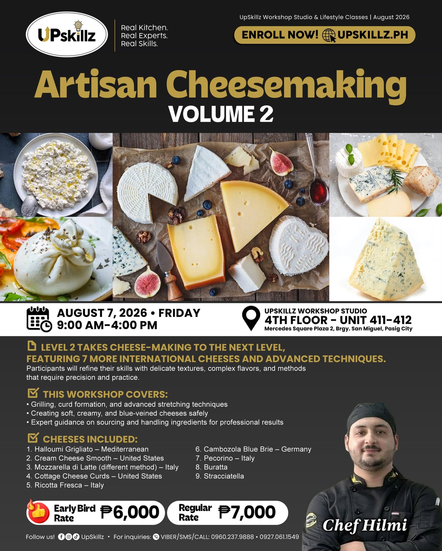 Cheesemaking Workshop Vol. 2 - Aug 7