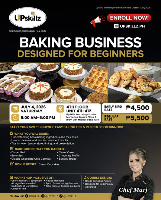 Baking Class for Beginners - July 4