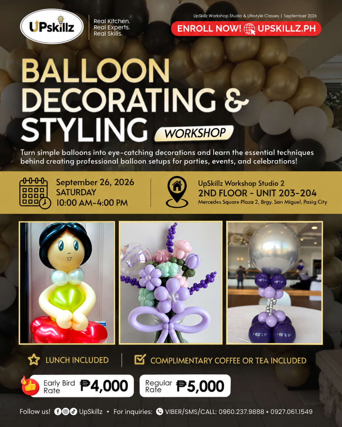 BALLOON DECORATING & STYLING WORKSHOP