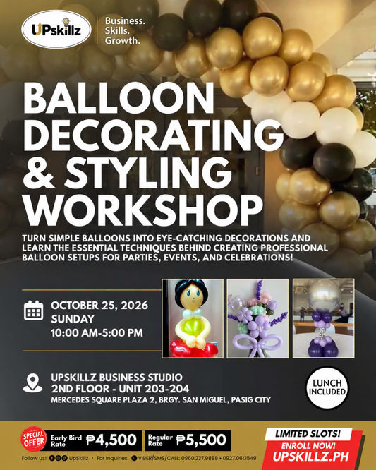 BALLOON DECORATING & STYLING WORKSHOP