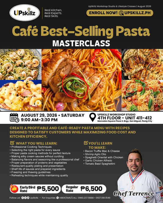 Cafe Best Selling Pasta Masterclass - Aug 29