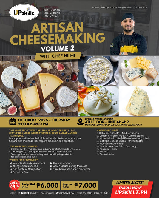 Cheesemaking Workshop Vol. 2 - Oct 1