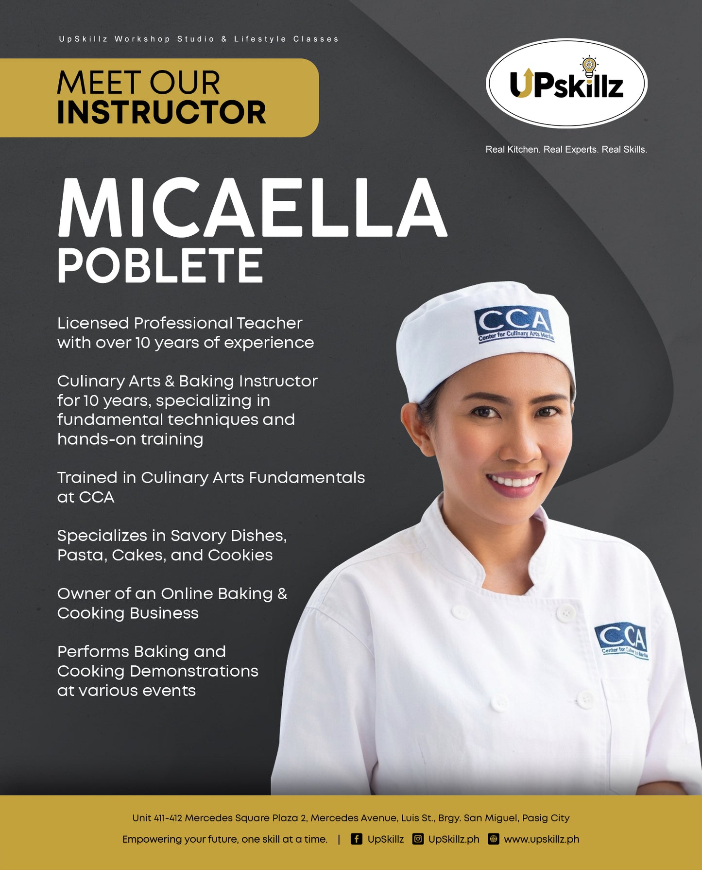 Cooking for Beginners at Upskillz - Aug 1