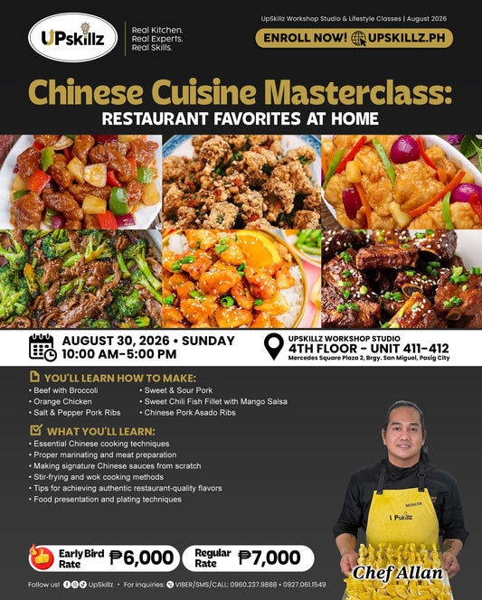 Chinese Cuisine Cooking Masterclass - Aug 30