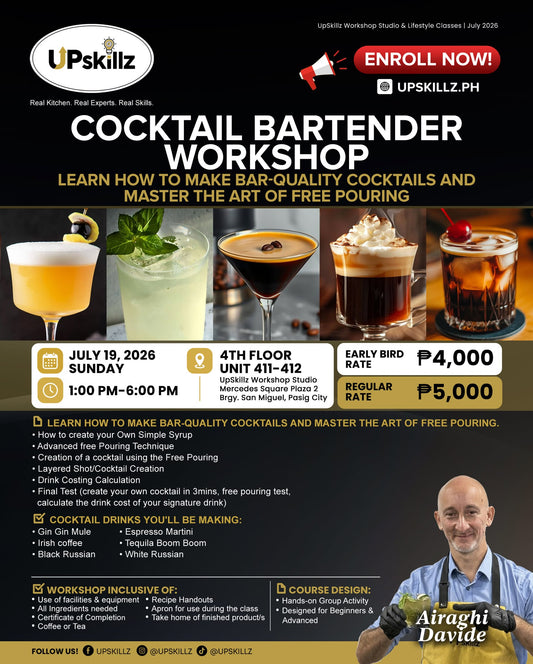 Cocktail Bartender Workshop - July 19