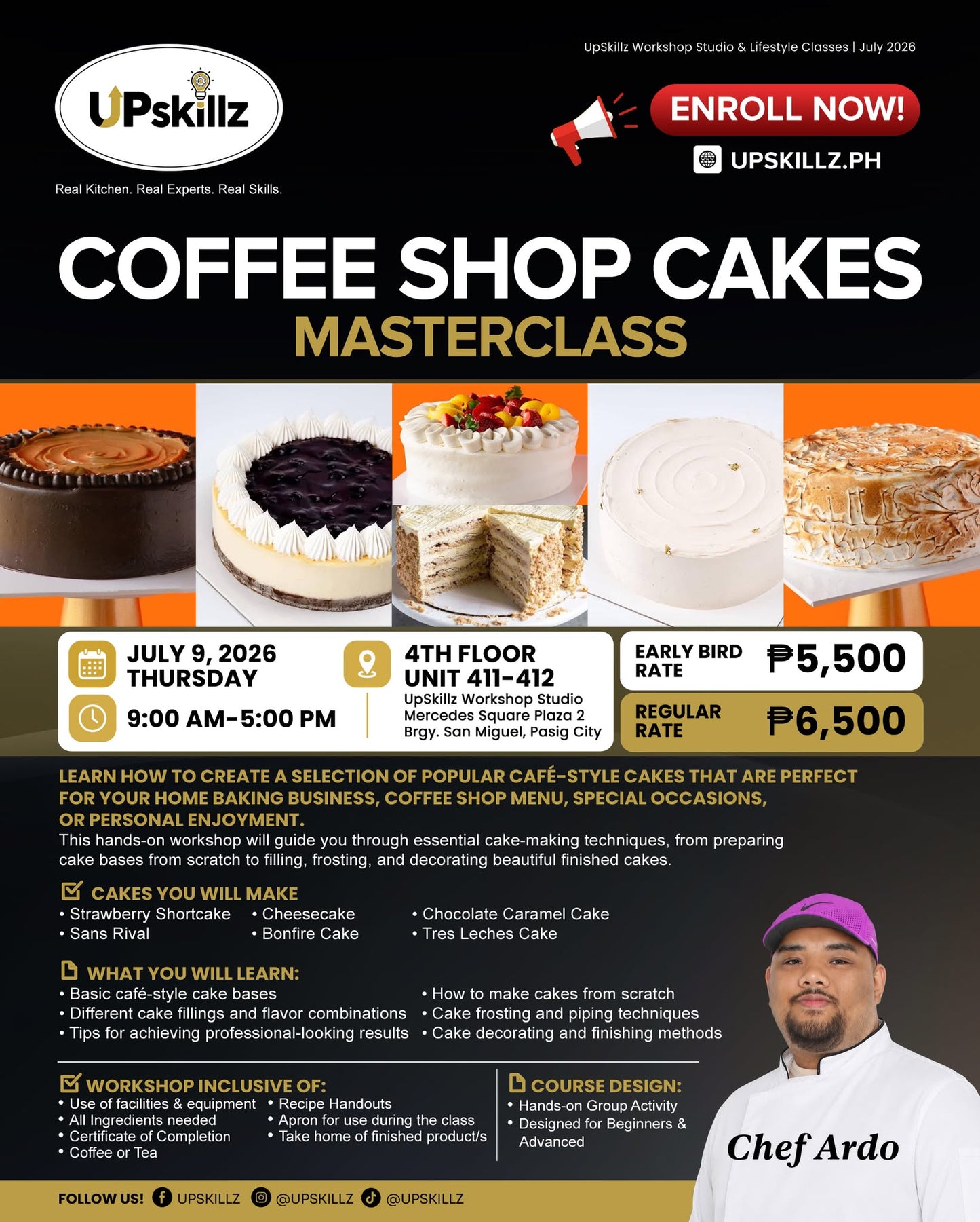 Coffee Shop Cakes - July 9