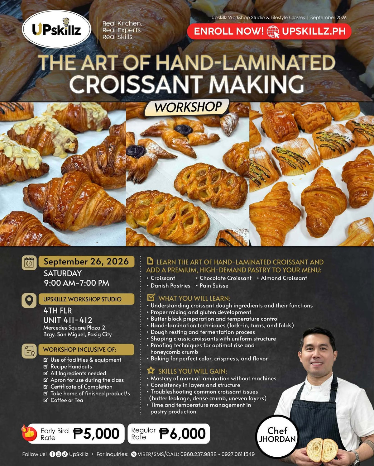 Croissant Baking Class for Beginners - Sept. 26