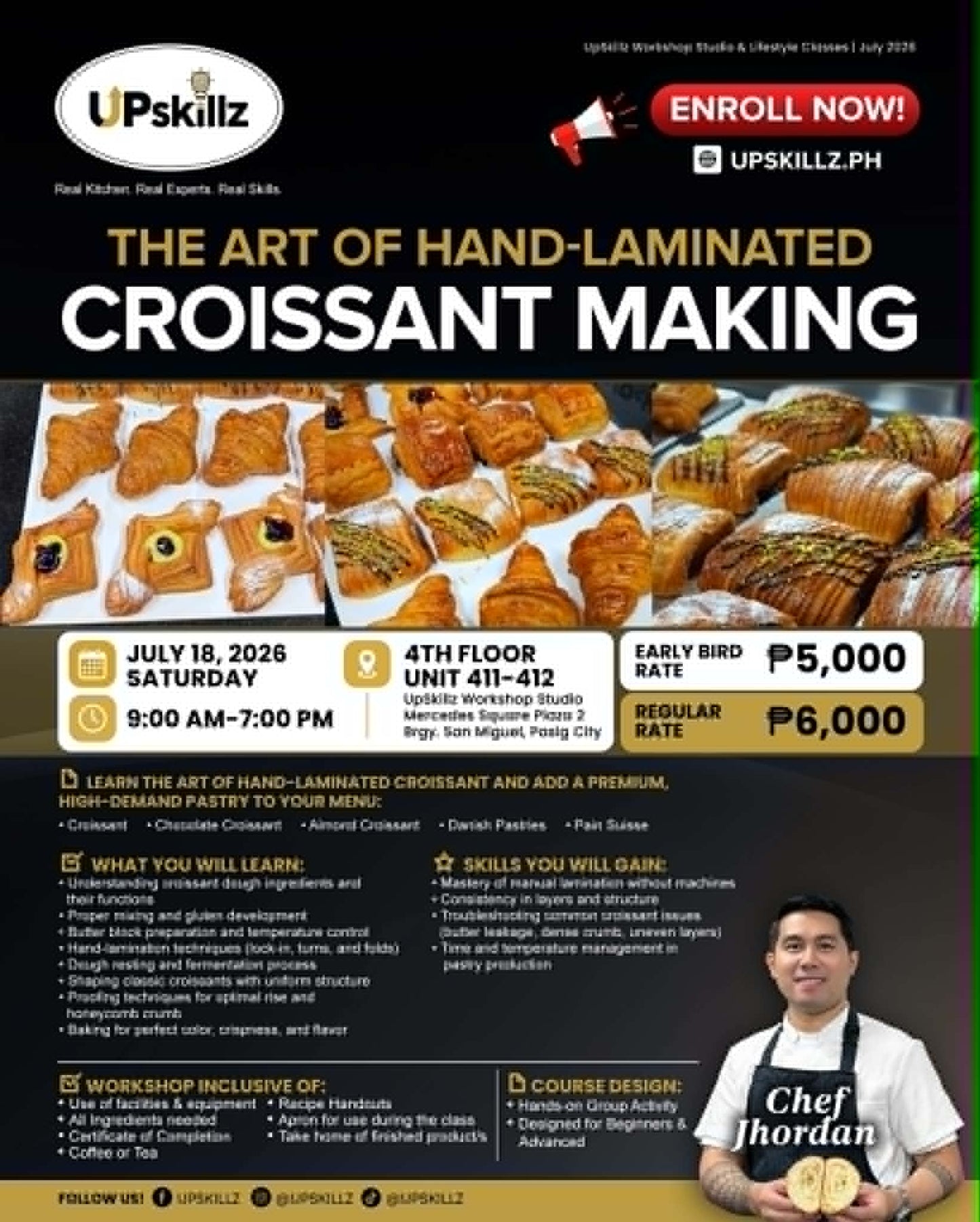 Croissant Making for Beginners - July 18