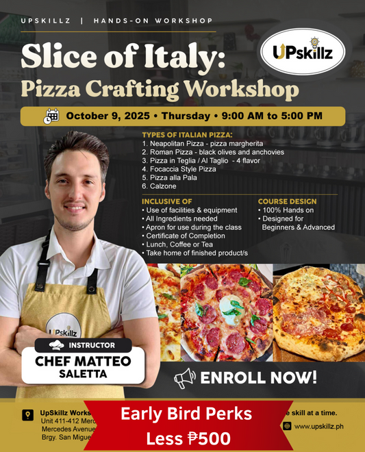 Pizza Crafting Workshop ( Oct. 9 )