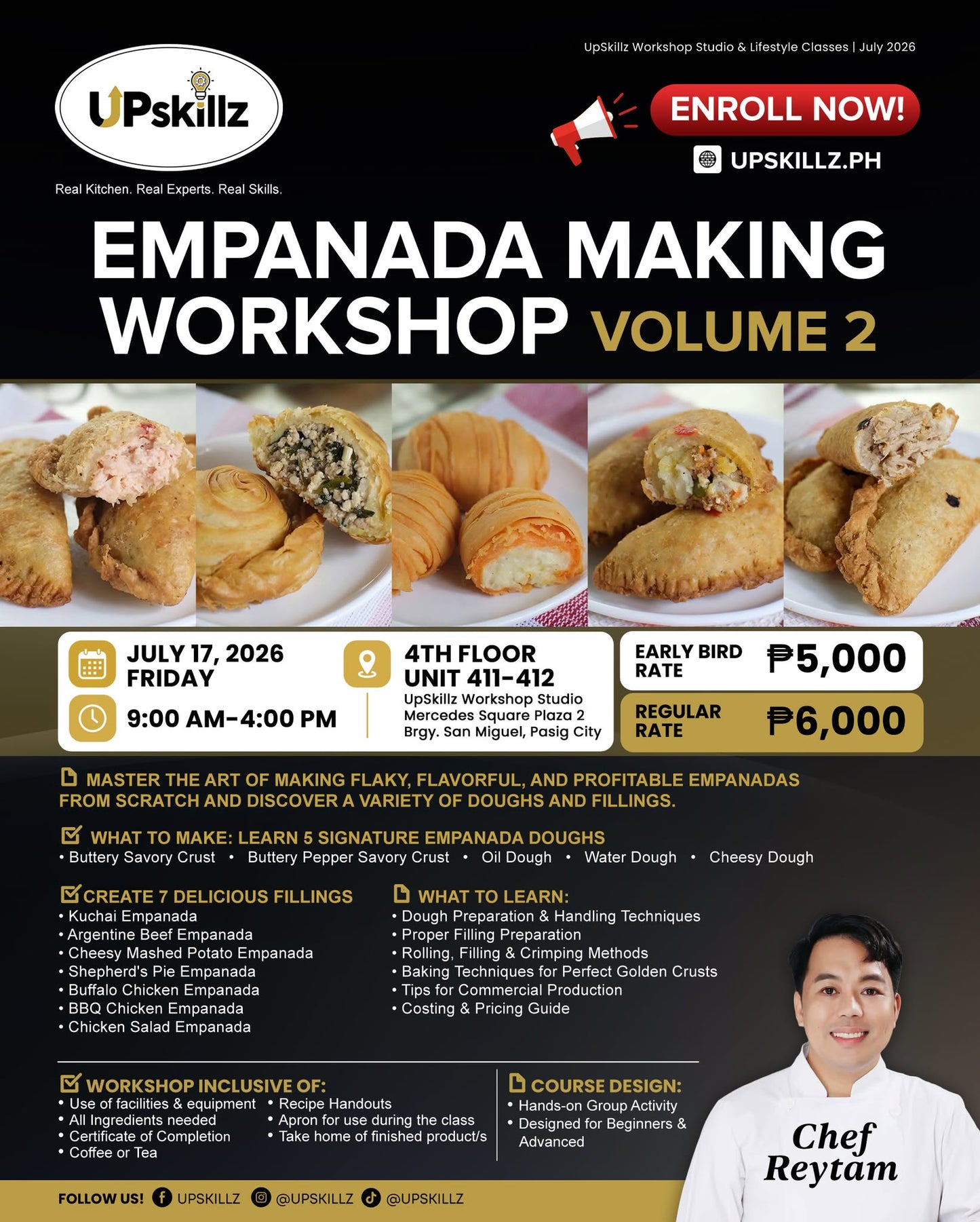 Empanada Making Masterclass - July 17