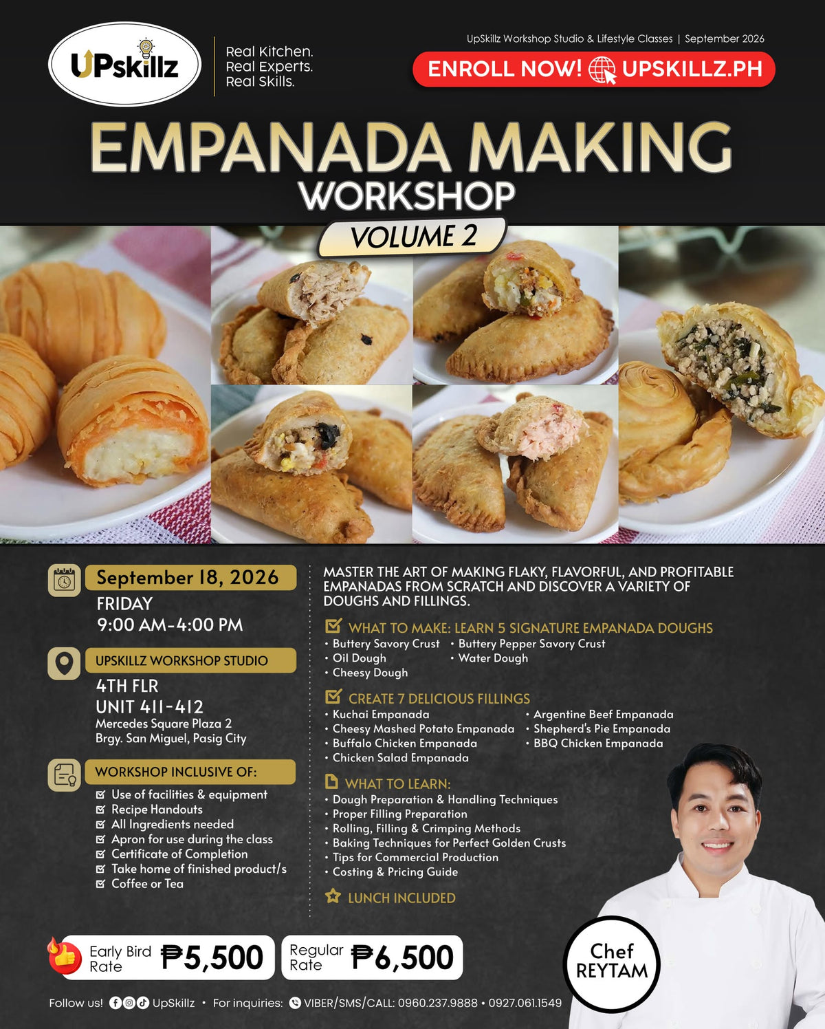 Empanada Making Masterclass - Sept 18