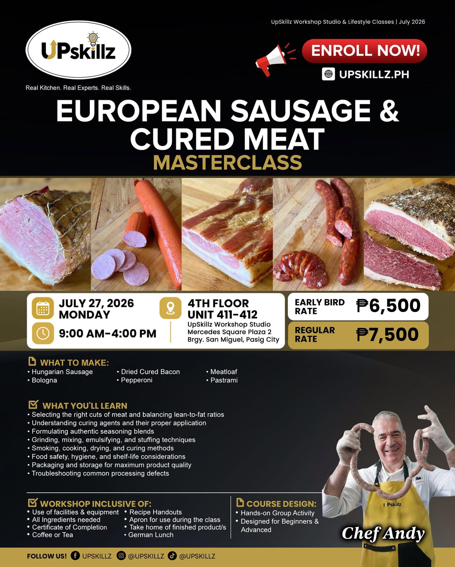 European Sausage and Cured Meat - July 27