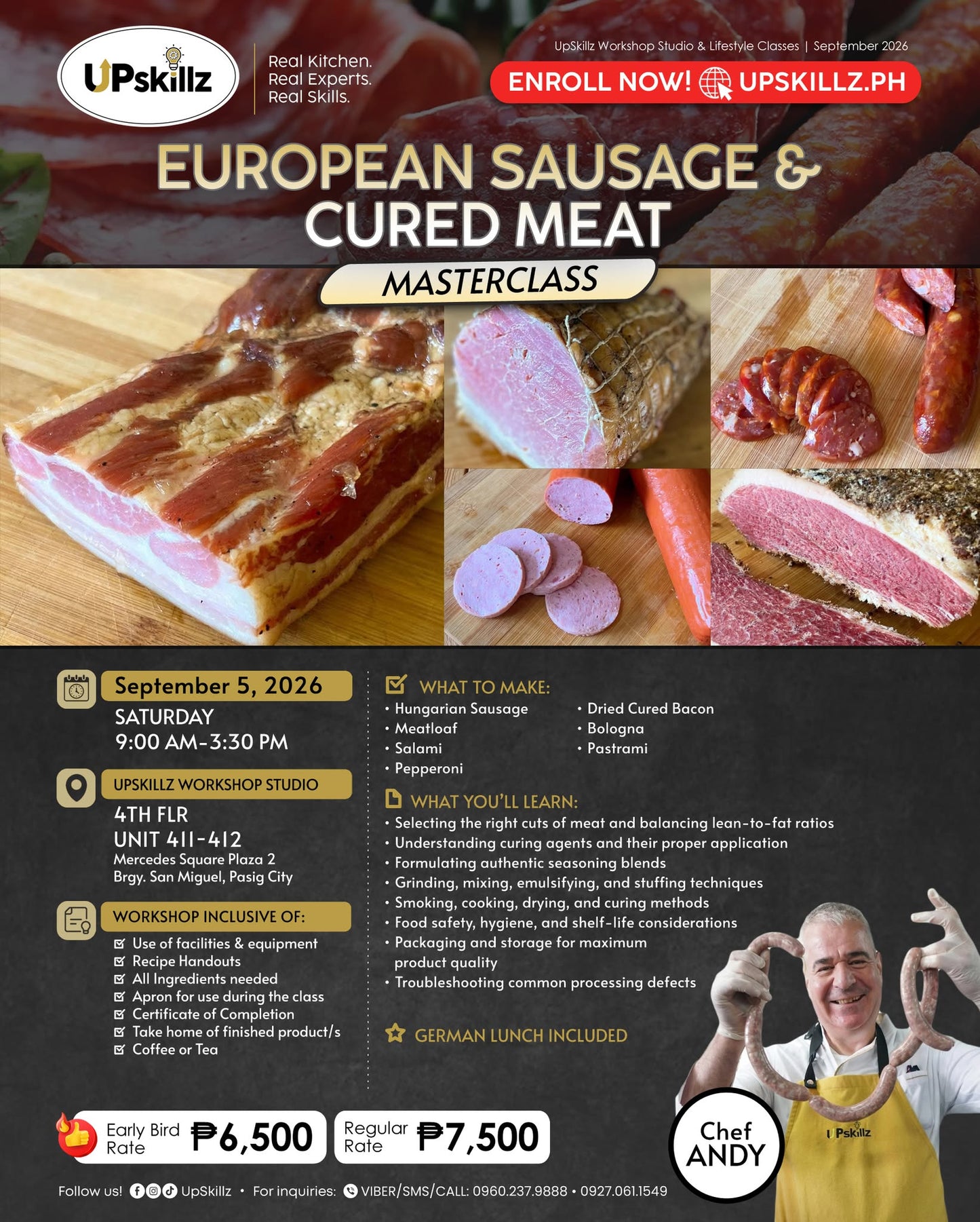European Sausage and Cured Meat - Sept. 5
