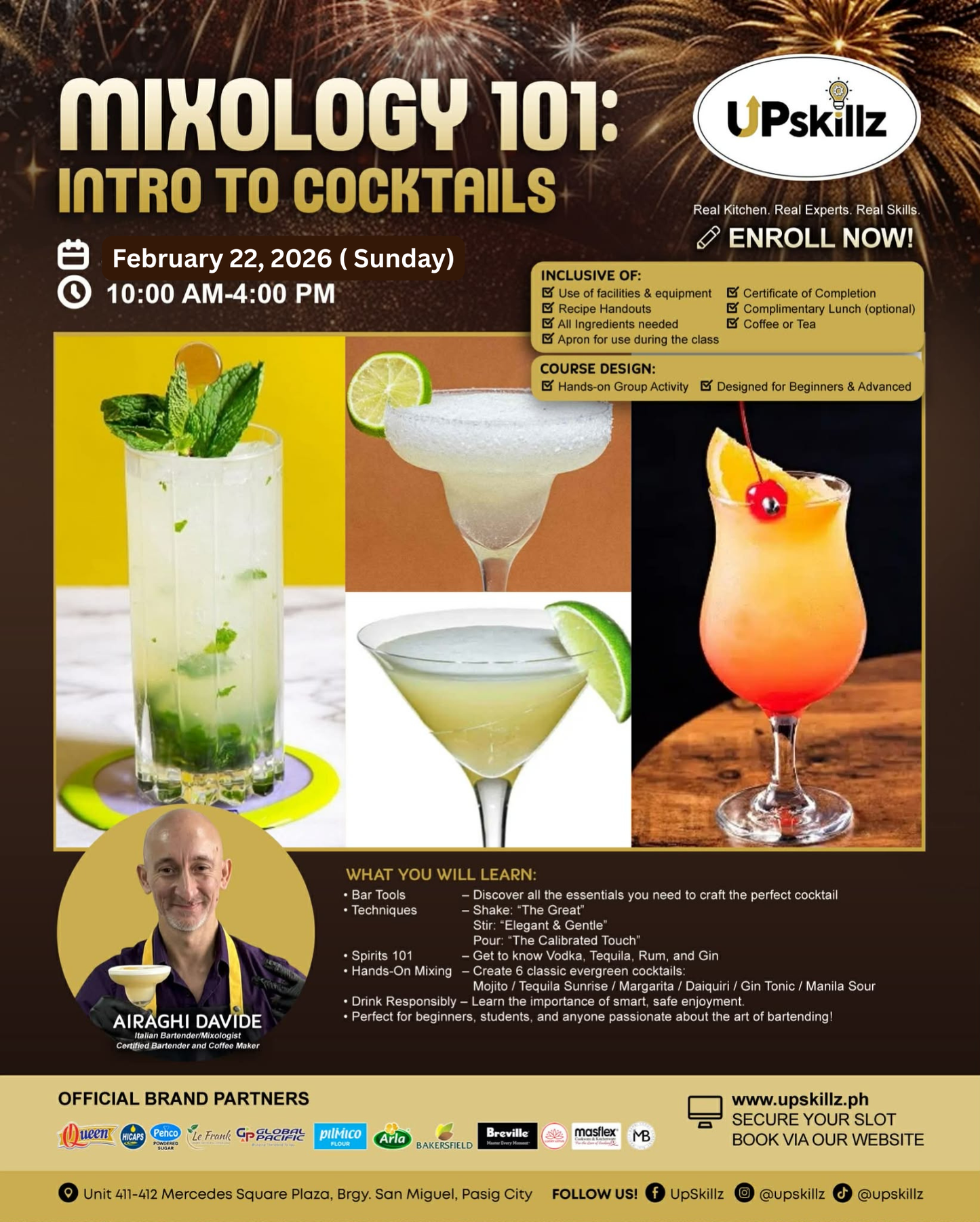 Mixology 101 Training - Feb 22