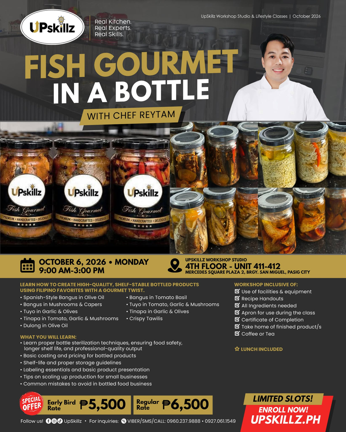 Fish Gourmet in a Bottle Food Business - Oct 6