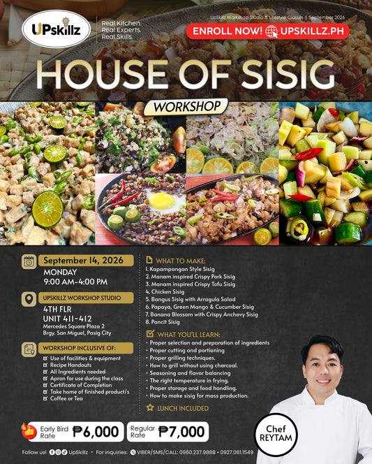 The House of Sisig Cooking Class - Sept 14