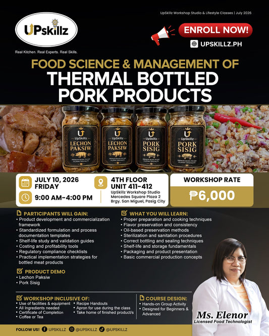 Food Science & Management of Thermal Bottled Pork Products - July 10