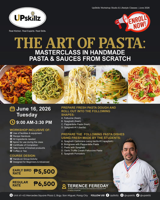 The Art of Pasta Making Class - June 16