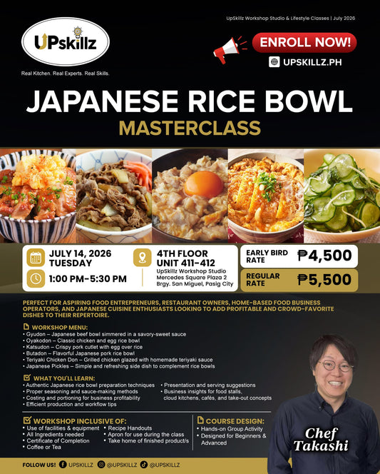 Japanese Rice Bowl Masterclass July 14