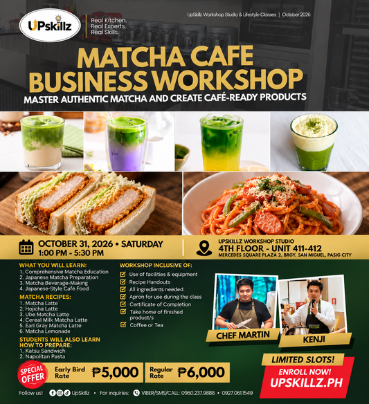 Matcha for Cafe Business Workshop - Oct 31