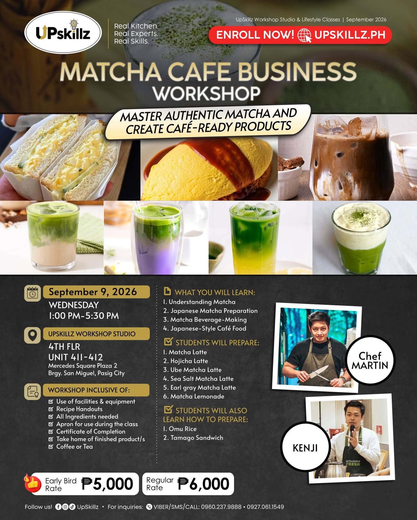 Matcha for Cafe Business Workshop - Sept. 9