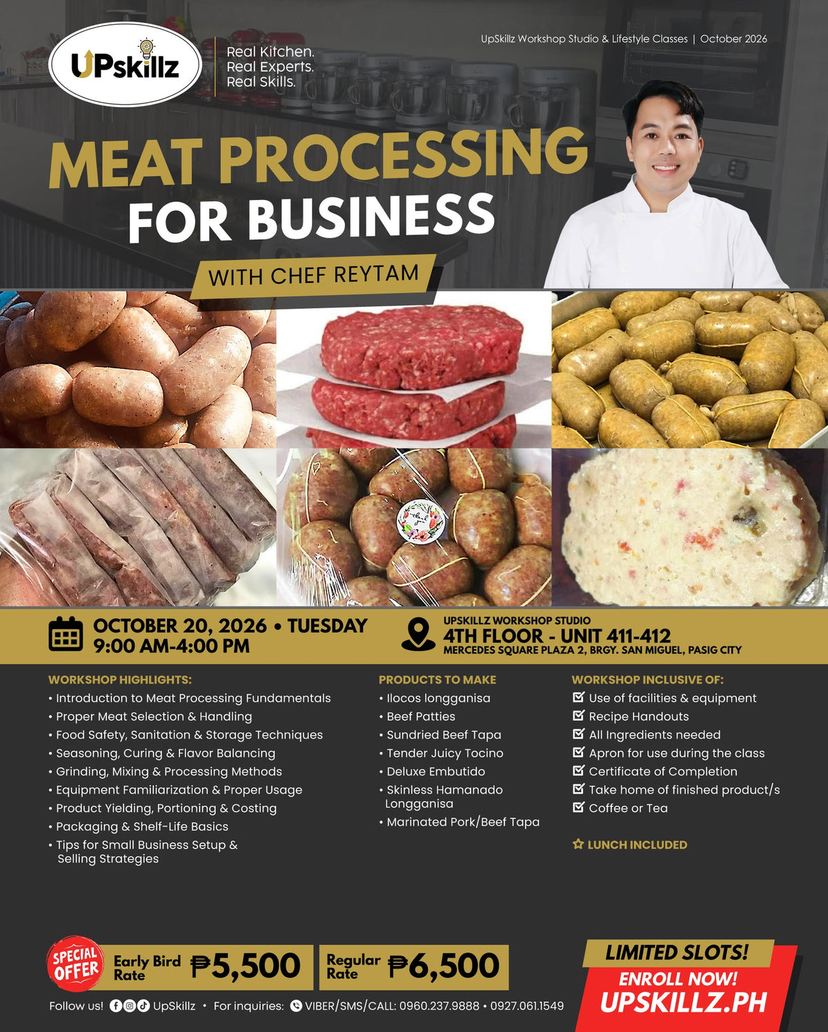 Meat Processing Workshop - Oct 20