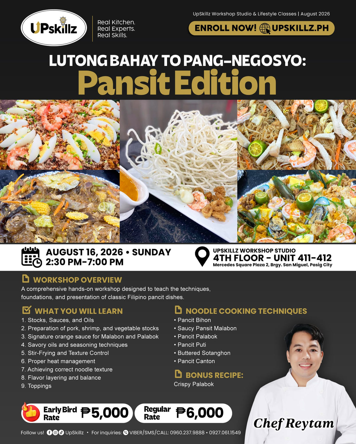 Lutong Bahay to Pang Negosyo: Pansit Edition- Aug 16