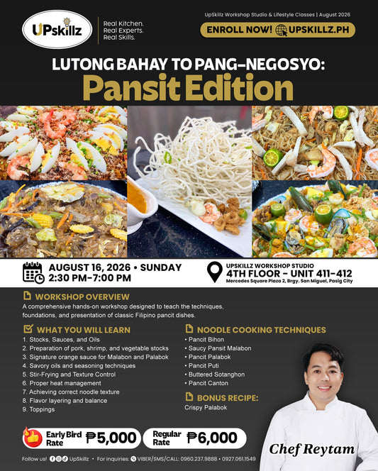 Lutong Bahay to Pang Negosyo: Pansit Edition- Aug 16