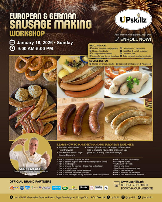 Sausage Making Workshop - European & German Sausage