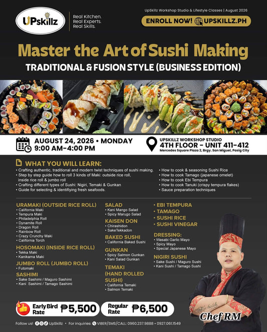 Master the Art of Sushi Making - Aug 24