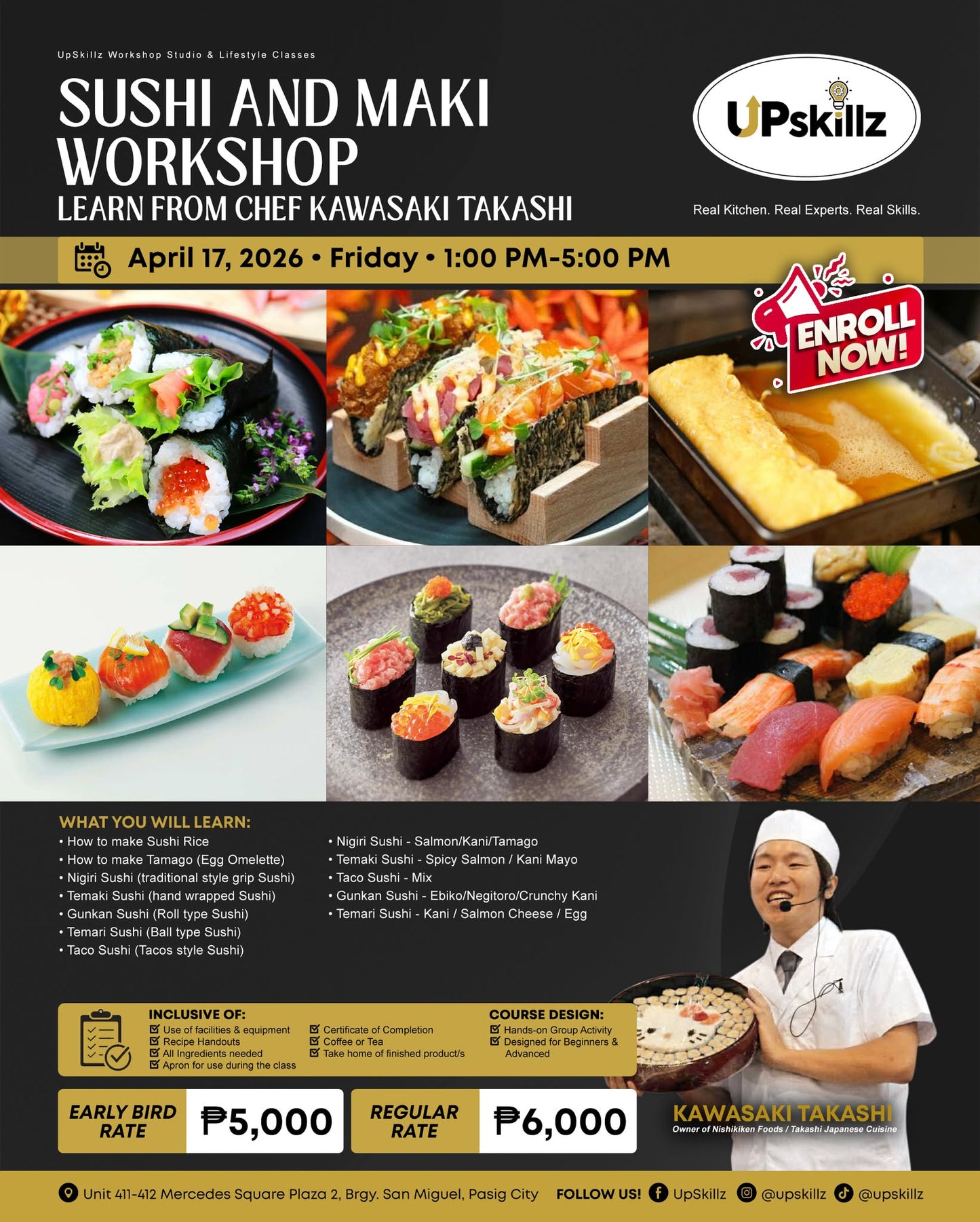 Sushi and Maki Making Workshop
