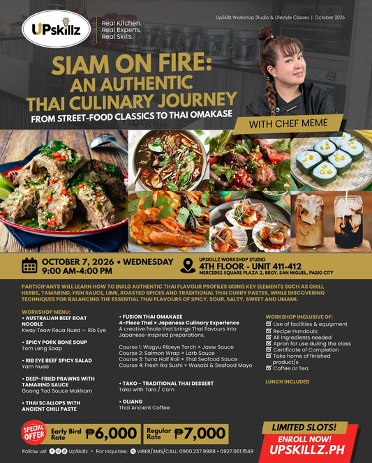 Siam on Fire: Authentic Thai Culinary Journey - Oct. 7