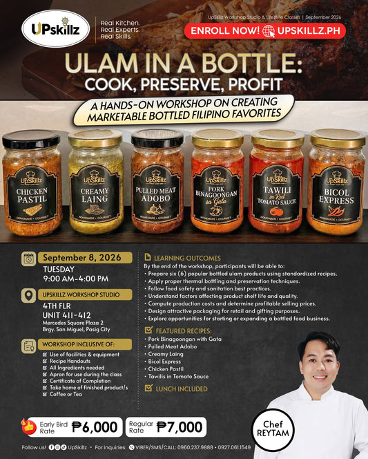 Ulam in a Bottle: Cook, Preserve, and Profit - Sept. 8