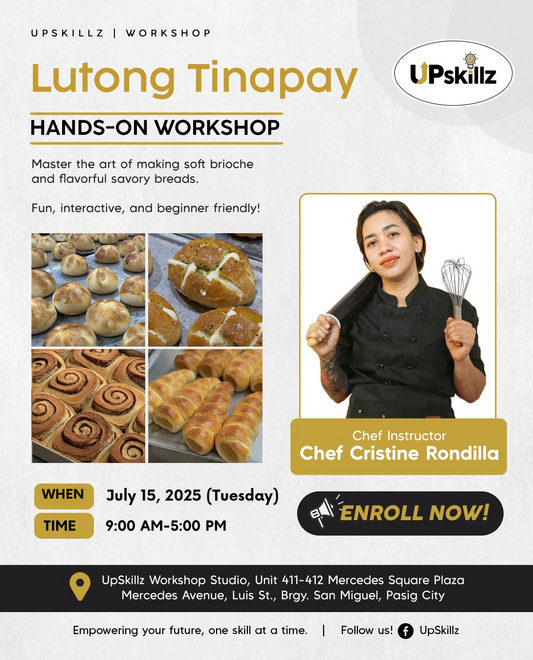 Lutong Tinapay Hands-On-Workshop (July 15)