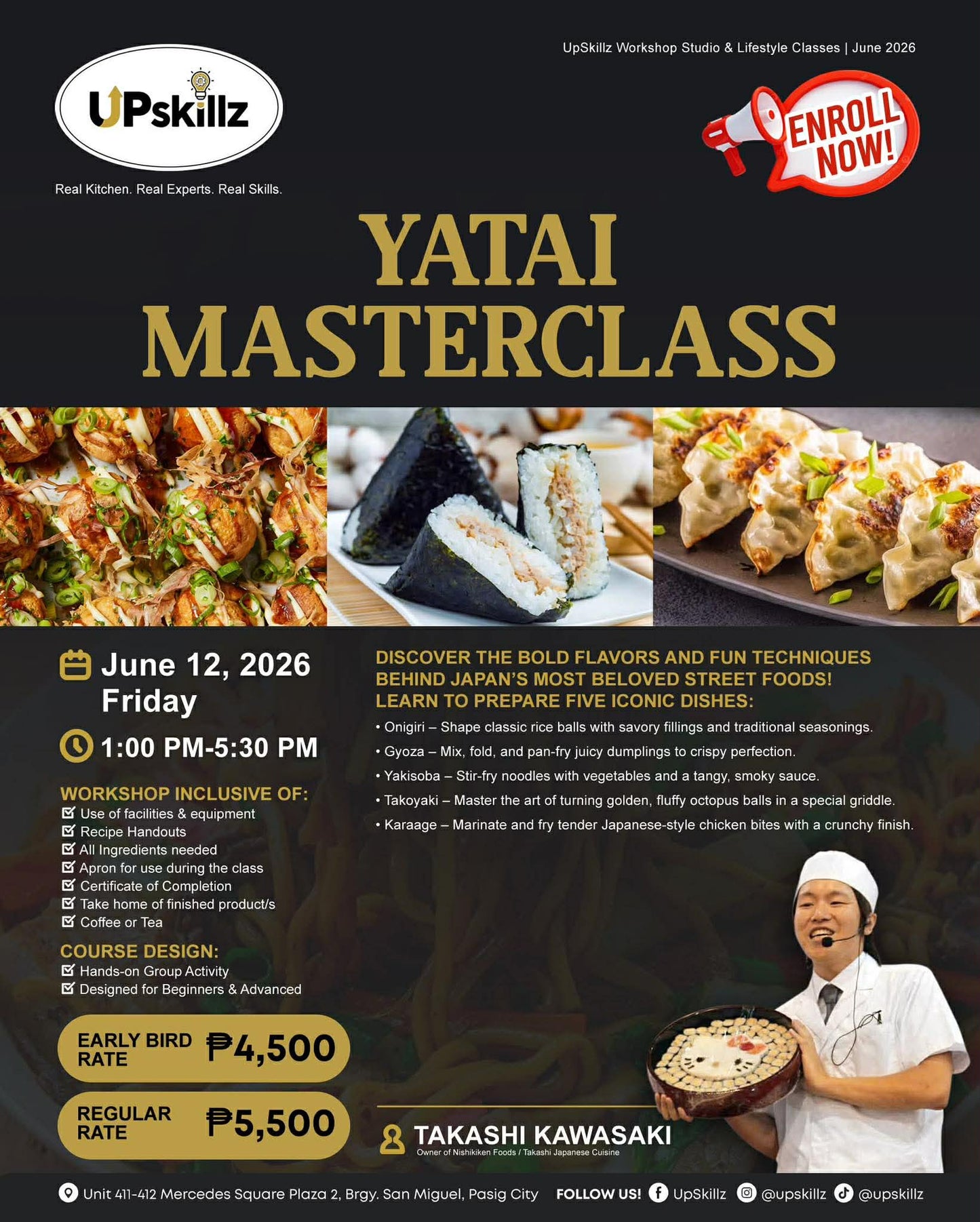 Yatai Cooking Masterclass - June 12