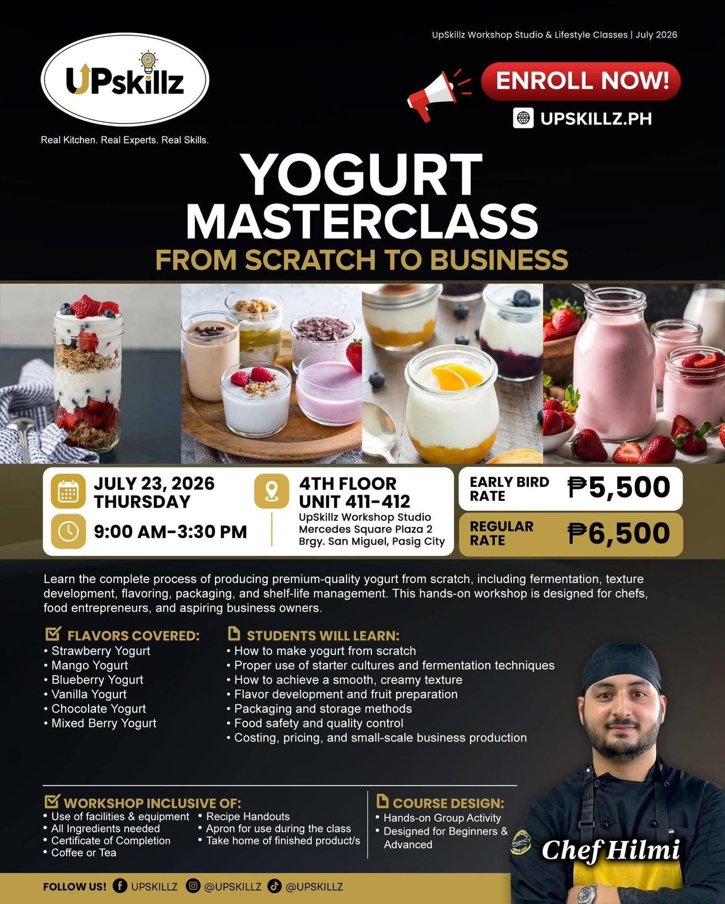 Yogurt Masterclass - July 23