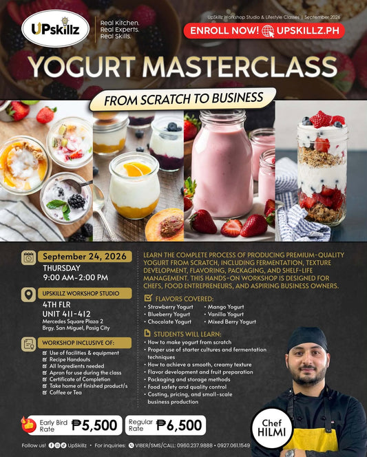 Yogurt Masterclass - Sept. 24