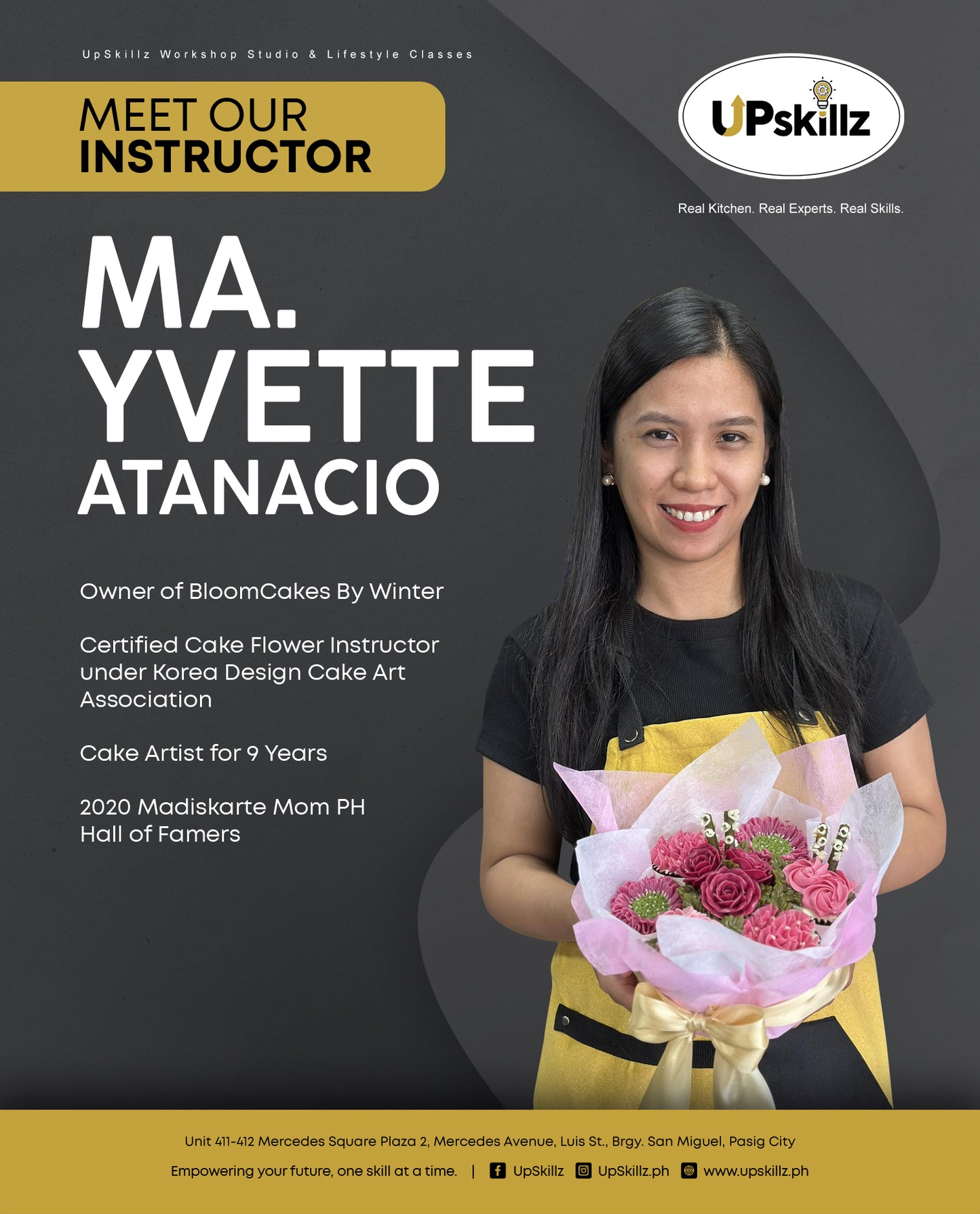 Caramel Cake and Flower Piping Workshop - July 8
