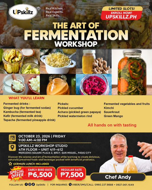 Food Preservation using Fermentation Workshop - Oct 23