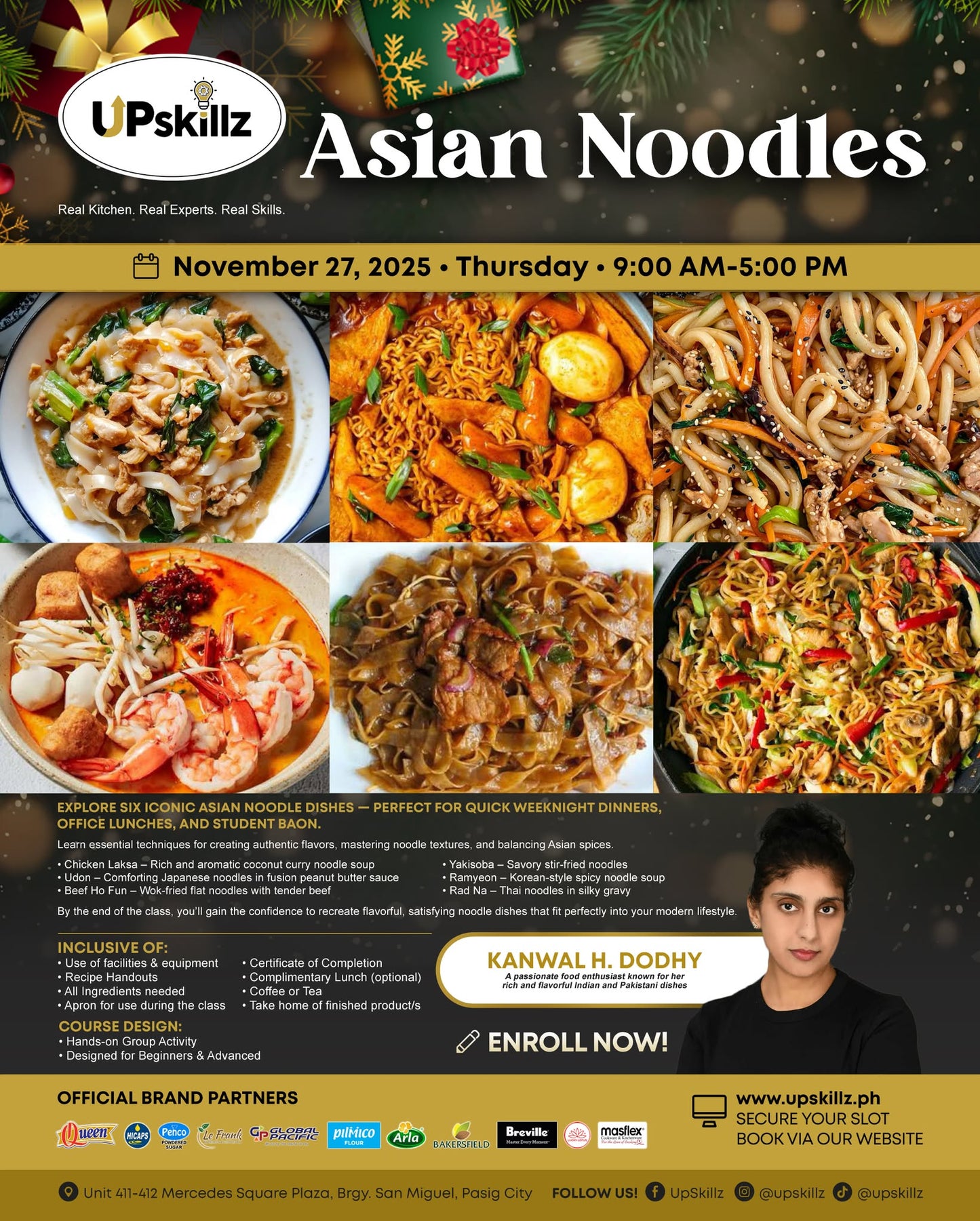 Master the Art of Asian Noodles | UpSkillz Pasig – Asian Cooking Class