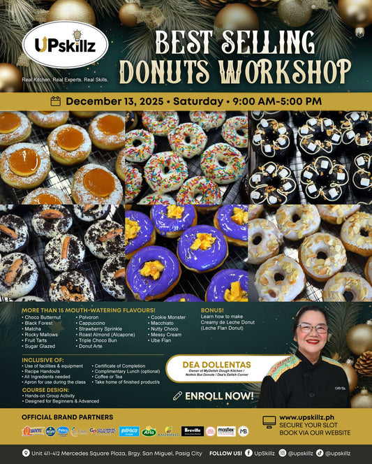 Donut Making Class – Hands-On Donut Workshop with Chef Dea Dollentas