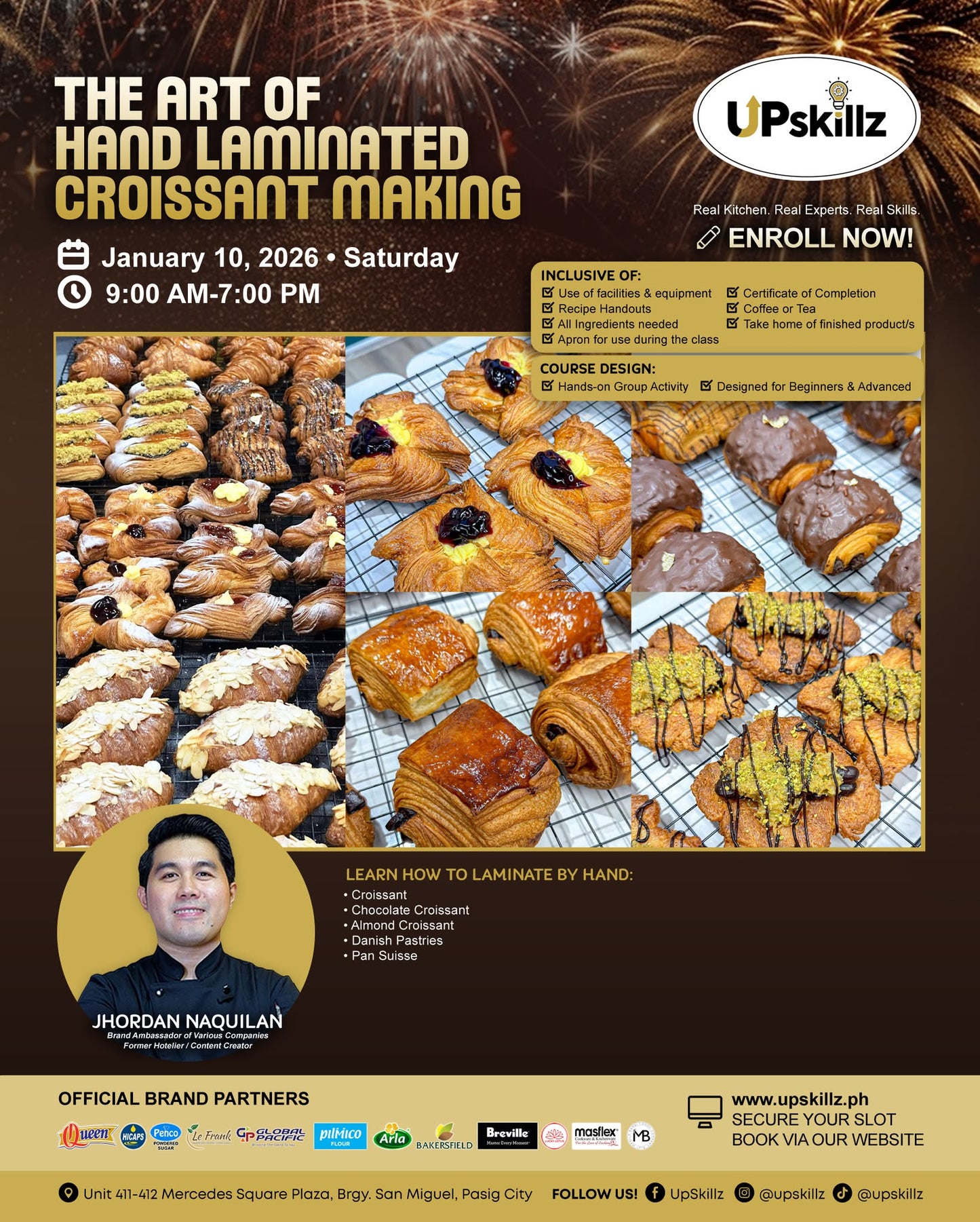 Hands-On Croissant Workshop for Business: Master Laminated Dough from Scratch