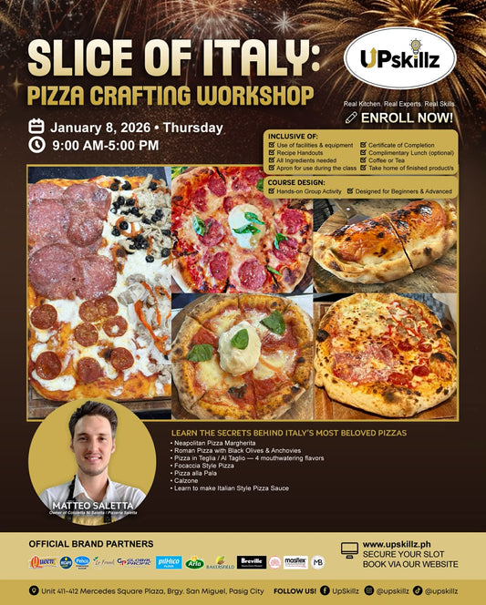 Pizza Making Class for Business | Italian Pizza Workshop Philippines
