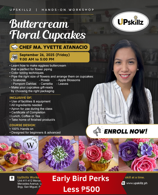 Buttercream Floral Cupcakes (Sept 26 )